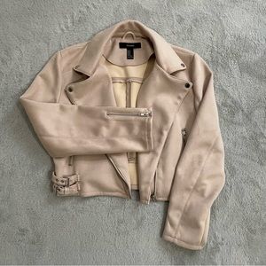 Suede Moto Jacket